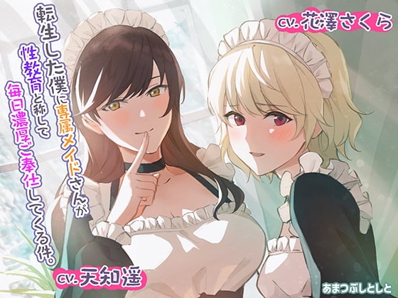 転生した僕に専属メイドさんが性教育と称して毎日濃厚ご奉仕してくる件。 の表紙