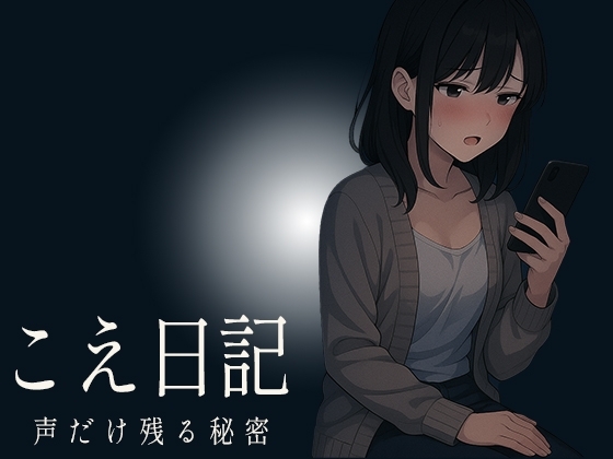 【こえ日記】ひとりきりの部屋で始まった何気ない録音が時間とともに乱れ抑え込んでいた声と理性が少しずつ剥がれていく秘密の音声 の表紙
