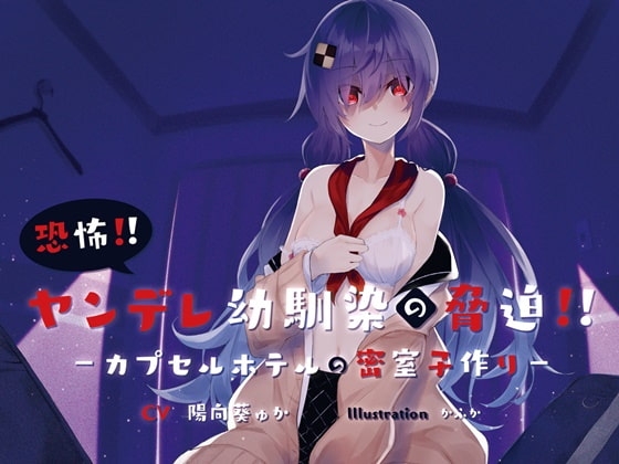 【体験版 約35分】ヤンデレ幼馴染の脅迫!～カプセルホテルの密室子作り ～ の表紙