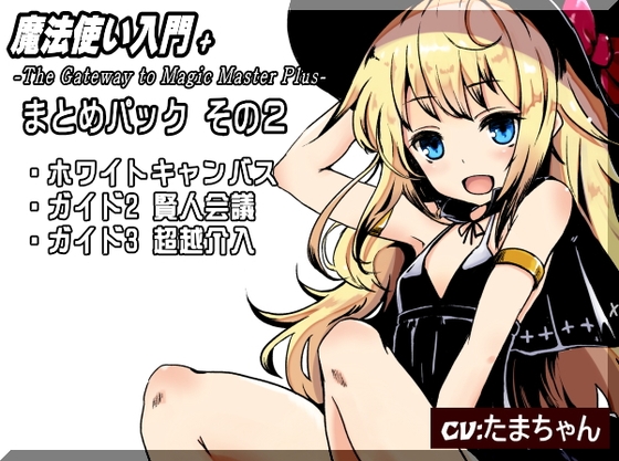 魔法使い入門+ まとめパック2「ホワイトキャンバス」「ガイド2 賢人会議」「ガイド3 超越介入」 の表紙