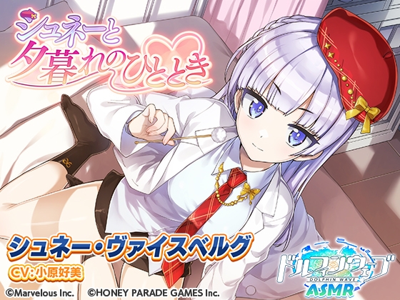 【ドルフィンウェーブASMR】シュネーと夕暮れのひととき の表紙