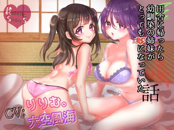 田舎に帰ったら幼馴染の姉妹がとってもえっちになっていた話 の表紙