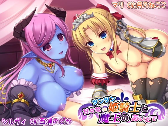ツンツン姫騎士と甘々な魔王のあいだで の表紙