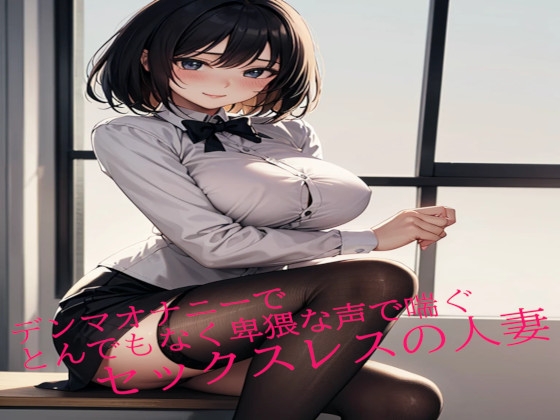 デンマオナニーでとんでもなく卑猥な声で喘ぐセックスレスの人妻 の表紙