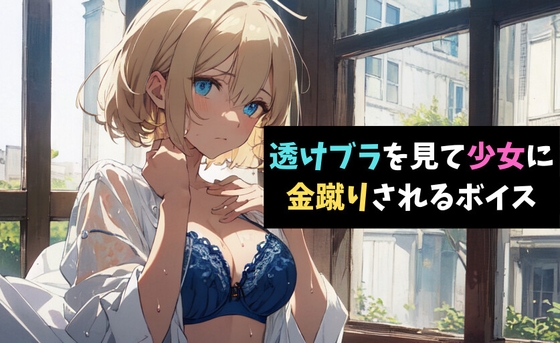 透けブラを見て少女に金蹴りされるボイス の表紙