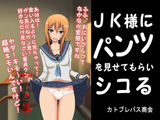 JK様にパンツを見せてもらいシコる の表紙