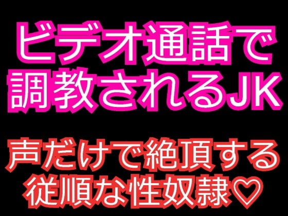 女子高生を淫乱な性奴○に～ビデオ通話でオナニー調教～ の表紙