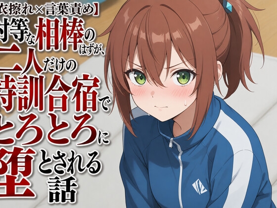 【衣擦れ×言葉責め】対等な相棒のはずが、二人だけの特訓合宿でとろとろに堕とされる話 の表紙
