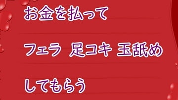 お金を払ってお姉さんにフェラと足コキしてもらう の表紙