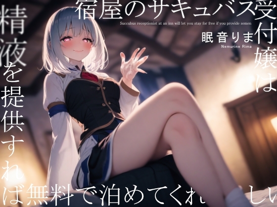 宿屋のサキュバス受付嬢は精液を提供すれば無料で泊めてくれるらしい の表紙