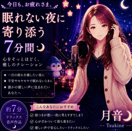 作品名:今日も、お疲れさま。― 眠れない夜に寄り添う7分間 ― の表紙