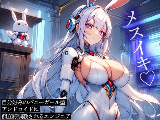 自分好みのバニーガール型アンドロイドに前立腺調教されるエンジニア の表紙