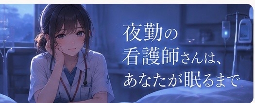 夜勤の看護師さんは、あなたが眠るまで の表紙