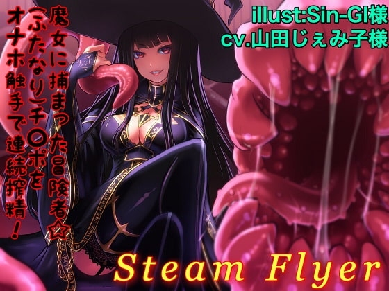 魔女に捕まった冒険者☆(ふたなり)チ○ポをオナホ触手で連続搾精! の表紙