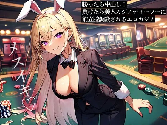 勝ったら中出し!負けたら美人カジノディーラーに前立腺調教されるエロカジノ の表紙
