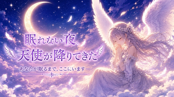 眠れない夜、天使が降りてきた の表紙