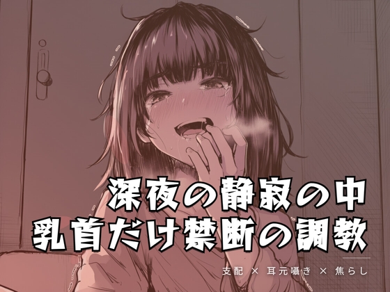 深夜の静寂の中、乳首だけを嬲る禁断の調教 の表紙