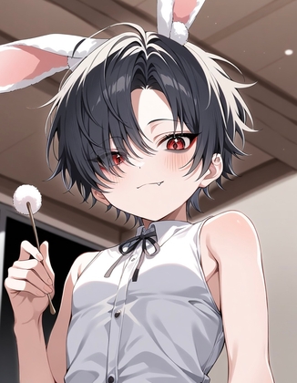【低音】イケメンボーイッシュなうさぎお姉さんに耳かきで甘やかされる。 の表紙