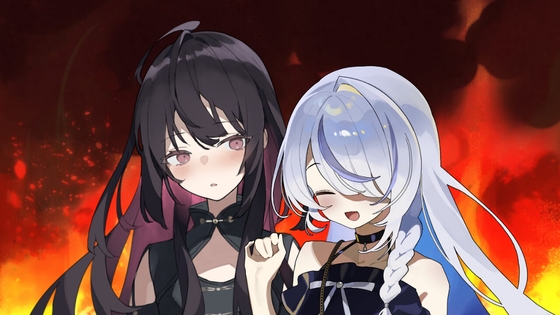 朝焼けに燃ゆるふたり【百合/共依存/ヤンデレ】 の表紙