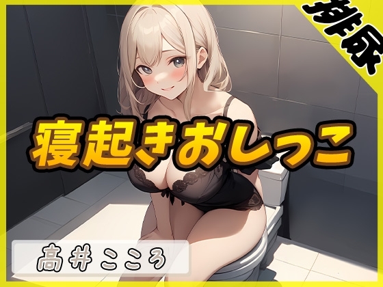 【排尿音】セクシーボイスの同人声優高井こころ「朝一番の寝起きおしっこ」【高井こころ】 の表紙
