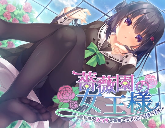 【ハイレゾ×KU100】薔薇園の女王様 ～園芸部のえっちな先輩には少しだけ棘がある～ の表紙