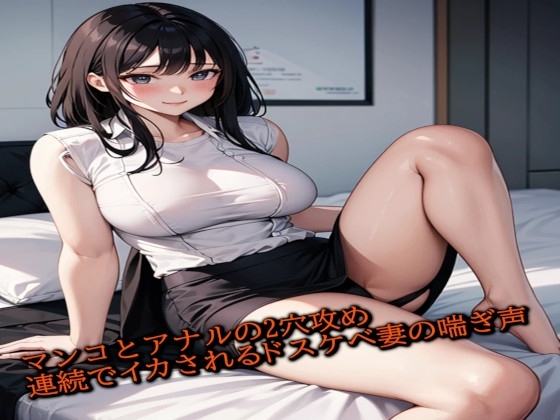 マンコとアナルの2穴攻めで連続でイカされてしまうドスケベ妻の喘ぎ声 の表紙