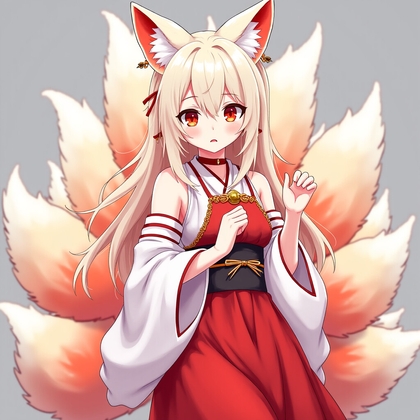 九尾妖狐の夜訪れ の表紙