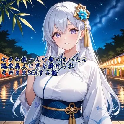 【5～10分でさっくり抜けるシリーズ】七夕の夜一人で歩いていたら浴衣美人に声を掛けられそのままSEXする話 の表紙