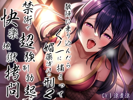 敵陣に乗り込んだらくノ一に捕まって媚薬”漬け”の刑2〜禁術で超強○勃起快楽地獄○問〜 の表紙