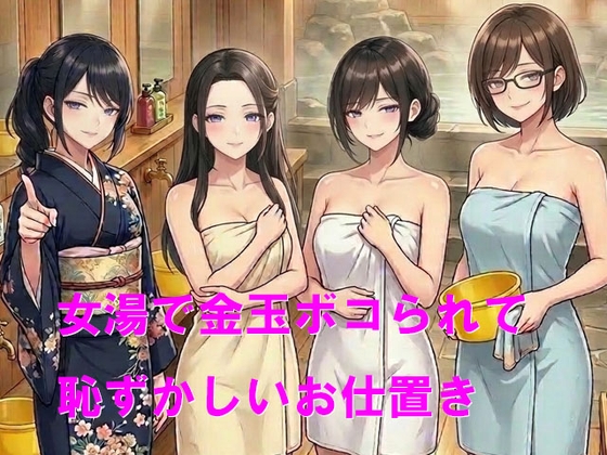 女湯で金玉ボコられて恥ずかしいお仕置き の表紙