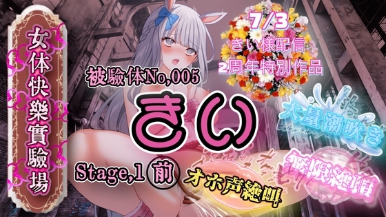 『女体快楽実験場』 被験体No,005「きい」Stage,1前編 の表紙