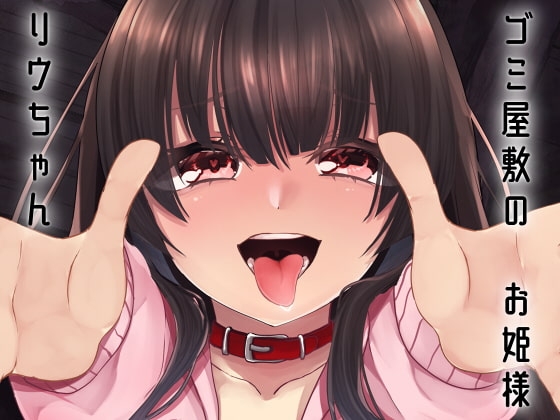 【KU100使用】ゴミ屋敷のお姫様 リウちゃん の表紙