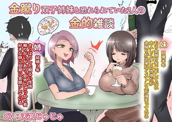 金蹴り姉妹と恐れられていた2人の金的雑談 の表紙
