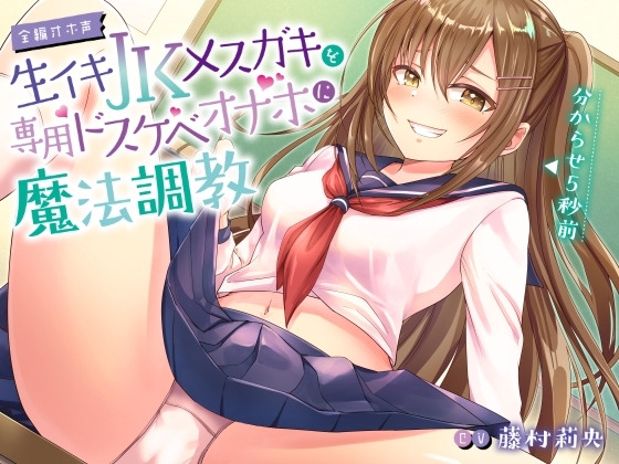 【全編オホ声】生イキJKメ○ガキを専用ドスケベオナホに魔法調教 の表紙