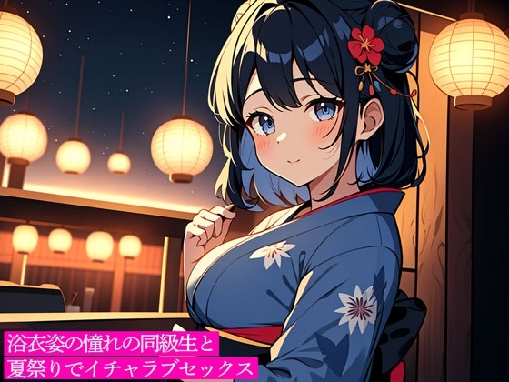 浴衣姿の憧れの同級生と夏祭りでイチャラブセックス の表紙