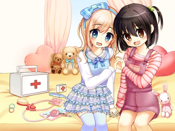 ろりゆり～少女二人の部屋を覗聞き～(添い寝音声あり) の表紙