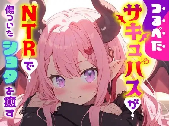 【サキュショタ】つるぺたサキュバスがNTRで傷ついたショタを癒す の表紙