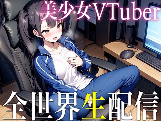 【放送事故自慰】美少女VTuberが視聴者のコメントに煽られた結果...全世界公開オナニーでイスまでビチョビチョの124ml潮吹きオーガズム の表紙